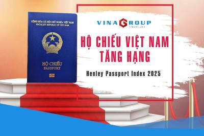 Hộ chiếu Việt Nam xếp hạng 90/199, tăng 2 bậc trên Henley Passport Index 2025